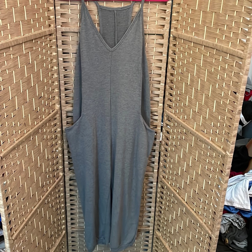 Gray Jumpsuit